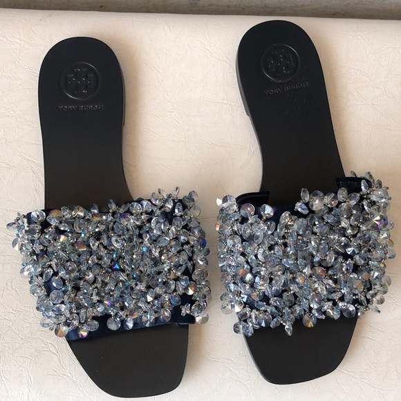 Tory Burch Crystal Embellished Sandals - Picture 3 of 10
